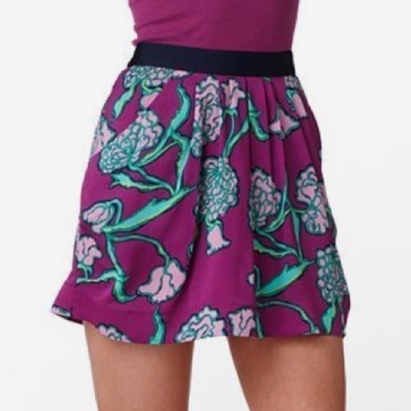 Lilly Pulitzer Hollyhock Clover Skirt with Pockets - Picture 1 of 11
